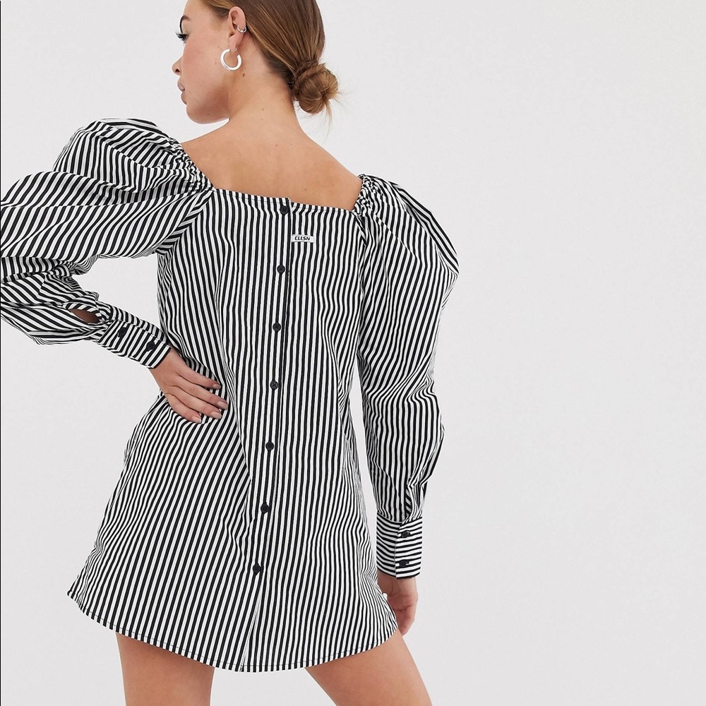 ASOS STRIPES DRESS🤍 - Picture 4 of 5